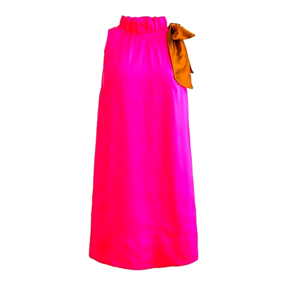 J.Crew Bow-Neck Swing Dress NWT - Picture 2 of 5